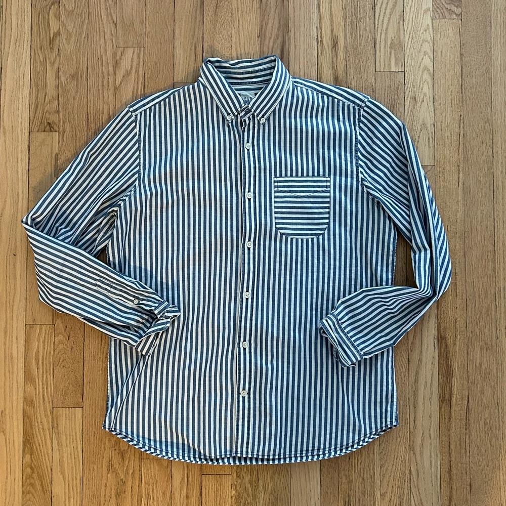 Striped Button Down Shirt - Gap